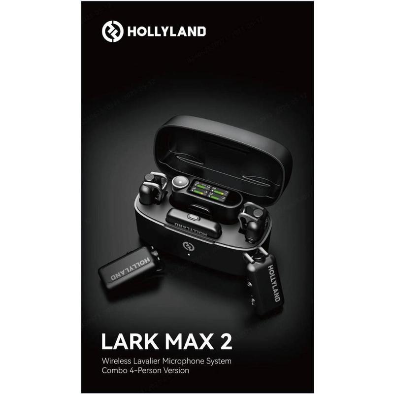 Sistema 4X Microfones Hollyland Lark Max 2 Combo Wireless 4